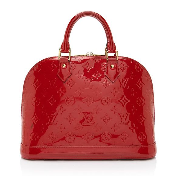 Louis Vuitton Monogram Vernis Alma PM Satchel - Picture 3 of 15